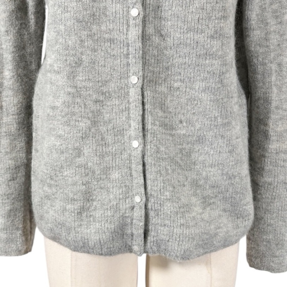 Sezane Gaspard Mottled  Mohair Baby Alpaca Cardigan Size Small - Picture 6 of 11